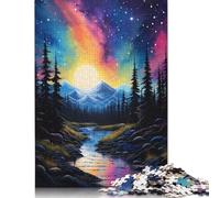 Puzzle 500 pezzi Puzzle Mountain Sunfall Puzzle per adulti Puzzle di difficoltà Puzzle educativi Giochi Giocattoli Decorazione per la famiglia 500 pezzi (52x38 cm)