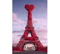 Puzzle 500 Pezzi, Puzzle per Adulti Torre Eiffel Fiore 52x38 cm, Impossibile Difficile Puzzles Impegnativo Come Regalo e Decorazione per Pareti