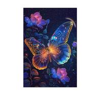 Puzzle 500 Pezzi Sogno Puzzle Farfalla Adulti Arte Grandi Dimensioni Jigsaw di Legno con una Scatola, Impossibili Jigsaw Gioco Familiare for Adulti Principiante, Home Decor Regalo Donna 52x38cm D-945