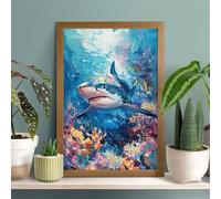 Puzzle 500 Pezzi Squali Corallo Giochi educativo e Giocattoli Sfida Puzzle Impossible Jigsaw Puzzle Classici per Adulti 52 x 38 cm 500 Pezzi Puzzle Adulti