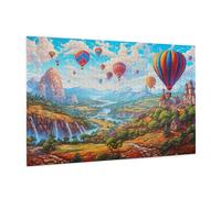 Puzzle 500 Pezzi Turchia Puzzle Adulti Paesaggio Pattern Design con Confezione Regalo, Fai Da Te Puzzles di Legno Giochi Casual Gioco di Abilità per Tutta la Famiglia, Home Room Decor 52x38 cm -1001Y