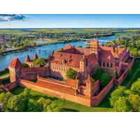 Puzzle 500 Pezzi - Vista sul Castello di Malbork, Polonia