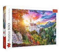 Puzzle 500 pezzi - vista sul castello di Neuschwanstein, Germania TREFL