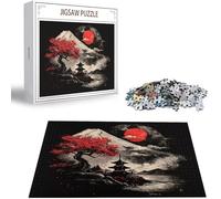 Puzzle 5000 Pezzi, 3 4 5 Anni Puzzle Giappone 6 7 8 Anni Giochi Educativi Sostenibili Con Motivi Per Adulti Da Gioco in Legno Di Alta Qualità Jigsaw Paesaggio per Gioco Familiare, Regalo H-4517