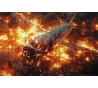 Puzzle 5000 Pezzi, Aereo Puzzle 5000 Pezzi per Adulti, Giochi di Puzzles Guerra Legno per Tutta la Famiglia, DIY Puzzles per Quadri Moderni Soggiorno Regalo Donna Uomo Festival 160 x 105 CM RXPT-3855