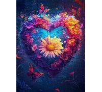 Puzzle 5000 Pezzi, Amore Oceano 3D Puzzle per Adulti Impegnativo, Educa Puzzles Artistico, Divertente E Stimolante Puzzles Decorativo per La Famiglia, Regalo e Decorazione Pareti DX0YL6-5