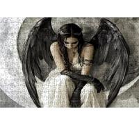 Puzzle 5000 Pezzi Angelo Caduto Puzzle 5000 Pezzi Legno per Adulti Donna, Splendidamente Confezionato in Una Scatola di Cartone, Trasportabile in Una Borsa a Rete per Regalo Donna 160x105cm RXPT-4714