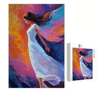Puzzle 5000 Pezzi - Angelo & Donna - Puzzle in Legno Durevole con Lettere sul Retro - 181x105cm - Hobby Creativo Senza Polvere - Articolo per Collezionisti e 14 Anni in Su P3#1044