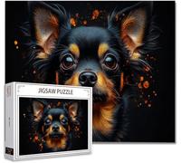 Puzzle 5000 Pezzi Animale Cane Impossibili Puzzle Gigante Adulti Difficili Wooden Jigsaw Arte, Possono Stimolare Pensiero Delle Persone Con Poster Incluso, Regalo per Uomini e Donne 105.5X156.5cm B-0