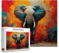 Puzzle 5000 Pezzi animale Impossibili Puzzle Gigante Adulti Difficili Wooden Jigsaw Arte, Possono Stimolare Pensiero Delle Persone Con Poster Incluso, Regalo per Uomini e Donne 105.5X156.5cm F-3
