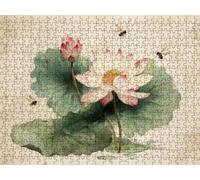 Puzzle 5000 Pezzi, Api Fiori 3D Puzzle per Adulti Impegnativo, Educa Puzzles Artistico, Divertente E Stimolante Puzzles Decorativo per La Famiglia, Come Regalo e Decorazione Pareti R6KH-622