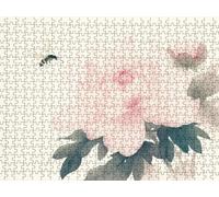 Puzzle 5000 Pezzi, Api Fiori Peonia 3D Puzzle per Adulti Impegnativo, Educa Puzzles Artistico, Divertente E Stimolante Puzzles Decorativo per La Famiglia, Come Regalo e Decorazione Pareti R6KH-624