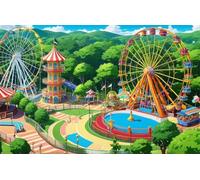 Puzzle 5000 pezzi Area giochi nella natura per Adulti, 156x105cm Puzzle Adulti 5000 pezzi, Giochi Di Puzzle per Tutta La Famiglia, Un Regalo Festivo per Gli Amici in Una Bella Confezione