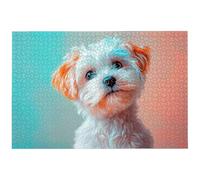 Puzzle 5000 Pezzi Arte per Adulti e Ragazzi, Puzzle Cane in Legno per Adulti, Puzzles 5000 Pezzi Animali Impegnativo per Tutta la Famiglia, Puzzles con Scatola per Decorazioni Casa, Idee Regalo, -7081