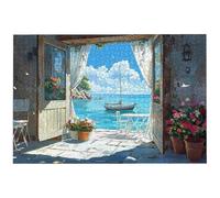 Puzzle 5000 Pezzi Arte per Adulti e Ragazzi, Puzzle Italia in Legno per Adulti, Puzzles 5000 Pezzi Paesaggi Impegnativo per Tutta la Famiglia, Puzzles con Scatola per Decorazioni Casa, Regalo, -6551