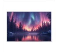 Puzzle 5000 Pezzi Aurora boreale Oceano Puzzle Grandi Dimensioni per Adulti 156x105cm, Adulti Difficili Impossible Giochi, Rilassamento e Intelligence, Jigsaw Personalizzato per Maschio e Femmina S-5