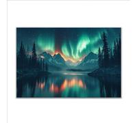 Puzzle 5000 Pezzi Aurora boreale Paesaggio Puzzle Grandi Dimensioni per Adulti 156 x 105cm, Difficili Impossible Giochi, Rilassamento e Intelligence, Jigsaw Personalizzato per Maschio e Femmina D-2