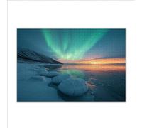 Puzzle 5000 Pezzi Aurora boreale Paesaggio Puzzle Grandi Dimensioni per Adulti 156 x 105cm, Difficili Impossible Giochi, Rilassamento e Intelligence, Jigsaw Personalizzato per Maschio e Femmina N-5