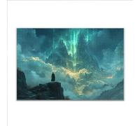 Puzzle 5000 Pezzi Aurora Paesaggio Puzzle Grandi Dimensioni per Adulti 156 x 105cm, Adulti Difficili Impossible Giochi, Rilassamento e Intelligence, Jigsaw Personalizzato per Maschio e Femmina M-0