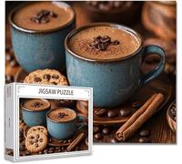 Puzzle 5000 Pezzi caffè Impossibili Puzzle Gigante Adulti Difficili Wooden Jigsaw Arte, Possono Stimolare Pensiero Delle Persone Con Poster Incluso, Regalo per Uomini Donne e Anziani 105.5X156.5cm P-2