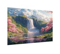 Puzzle 5000 Pezzi Cascate Puzzle Adulti, Gioco Educativo, n-685 | Jigsaw Puzzles primavera, Impossibile Difficile Sfida, Classici Gioco Familiare, Giochi Divertenti, Idee Regalo