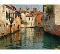 Puzzle 5000 Pezzi, Città Dell' Acqua Venezia 3D Puzzle per Adulti Impegnativo, Educa Puzzles Artistico, Divertente Stimolante Puzzles Decorativo, Come Regalo e Decorazione Pareti R6KH-832