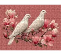 Puzzle 5000 Pezzi, Colombo Bianco 3D Puzzle per Adulti Impegnativo, Educa Puzzles Artistico, Divertente E Stimolante Puzzles Decorativo per La Famiglia, Come Regalo e Decorazione Pareti R6KH-12