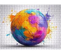 Puzzle 5000 Pezzi, Colore Sfera 3D Puzzle per Adulti Impegnativo, Educa Puzzles Artistico, Divertente E Stimolante Puzzles Decorativo per La Famiglia, Come Regalo e Decorazione Pareti R6KH-66