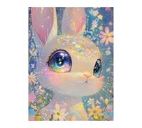 Puzzle 5000 Pezzi Coniglio da fiaba, puzzle Per Adulti 5000 pezzi, Rompicapo Stimolante, Giochi di puzzles per Tutta La Famiglia, Regalo per Amore e Amico 156x105cm