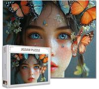 Puzzle 5000 Pezzi donna Impossibili Puzzle Gigante Adulti Difficili Wooden Jigsaw Arte, Possono Stimolare Pensiero Delle Persone Con Poster Incluso, Regalo per Uomini Donne e Anziani 105.5X156.5cm P-9