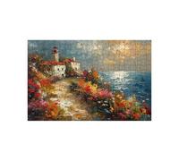 Puzzle 5000 Pezzi Faro Puzzle 5000 Pezzi Adulti Flower, Puzzles Legno con Scatola di Carta Colorata e Borsa a Rete Portatile, Puzzles Classici per Decorazioni Parete Regalo Donna 105 x 160CM LZPT03197