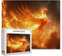 Puzzle 5000 Pezzi Fenice Impossibili Puzzle Gigante Adulti Difficili Wooden Jigsaw Arte, Possono Stimolare Pensiero Delle Persone Con Poster Incluso Regalo per Uomini Donne e Anziani 105.5X156.5cm E-1