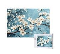 Puzzle 5000 Pezzi Fiore Puzzle Prugna Bozzolo Grandi Dimensioni per Adulti Con Scatola di Imballaggio e Immagini di Riferimento, Giochi Rilassamento e Intelligence, Come Regalo per Amici e Amanti M-78