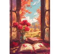 Puzzle 5000 Pezzi Garofani d'autunno, puzzle Per Adulti 5000 pezzi, Rompicapo Stimolante, Giochi di puzzles per Tutta La Famiglia, Regalo per Amore e Amico 156x105cm