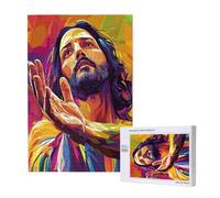 Puzzle 5000 Pezzi Gesù Puzzle Uomo Grandi Dimensioni per Adulti Con Scatola di Imballaggio e Immagini di Riferimento, Giochi Rilassamento e Intelligence, Come Festa Regalo per Amici e Amanti M-1627