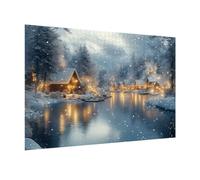 Puzzle 5000 Pezzi inverno Puzzle Adulti, Gioco Educativo, n-101 | Jigsaw Puzzles case, Impossibile Difficile Sfida, Classici Gioco Familiare, Giochi Divertenti, Idee Regalo