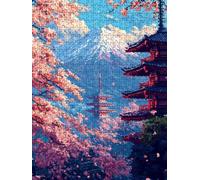 Puzzle 5000 Pezzi La Gunta Del Monte Fuji 3D Puzzle per Adulti Impegnativo, Educa Puzzles Artistico, Divertente E Stimolante Puzzles Decorativo per La Famiglia, Regalo e Decorazione Pareti BXHZW6-279