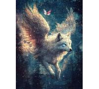 Puzzle 5000 Pezzi, Le Ali Del Lupo 3D Puzzle per Adulti Impegnativo, Educa Puzzles Artistico, Divertente E Stimolante Puzzles Decorativo per La Famiglia, Regalo e Decorazione Pareti DX0YL6-545