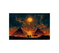 Puzzle 5000 Pezzi, Legno Piramide Puzzle 5000 Pezzi Adulti, Puzzles Cielo stellato per Tutta la Famiglia Insieme, Puzzles per Alleviare lo Stress Primavera Decorazioni Parete 105 x 160CM LZPT-01580