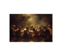 Puzzle 5000 Pezzi L'Ultima Cena Puzzle 5000 Pezzi Adulti Paesaggio, Puzzles Legno con Scatola di Carta Colorata e Borsa a Rete Portatile, Puzzles per Decorazioni Parete Regalo 105x160cm LZPT-03301