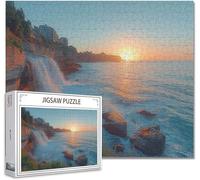 Puzzle 5000 Pezzi paesaggio Impossibili Puzzle Gigante Adulti Difficili Wooden Jigsaw Arte, Possono Stimolare Pensiero Delle Persone Con Poster Incluso, Regalo per Uomini e Donne 105.5X156.5cm E-12