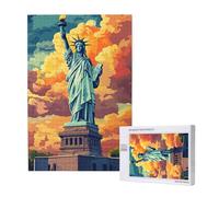 Puzzle 5000 Pezzi Paesaggio Puzzle New York Grandi Dimensioni per Adulti Con Scatola di Imballaggio e Immagini di Riferimento, Giochi Rilassamento e Intelligence, Come Regalo per Amici e Amanti M-1601