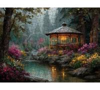 Puzzle 5000 Pezzi, Parco Pavilion 3D Puzzle per Adulti Impegnativo, Educa Puzzles Artistico, Divertente E Stimolante Puzzles Decorativo per La Famiglia, Come Regalo e Decorazione Pareti R6KH-857