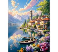 Puzzle 5000 Pezzi per Adulti,Puzzles Artistico,Città di mare puzzle Fai da te Intrattenimento Creativo, puzzles Classico Regali per la casa