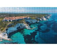 Puzzle 5000 Pezzi, Piccola Città Puzzle 5000 Pezzi per Adulti, Giochi di Puzzles Vista Mare Legno per Tutta la Famiglia, DIY Puzzles per Quadri Moderni Soggiorno Regalo Donna Uomo 160x105 CM RXPT-5167