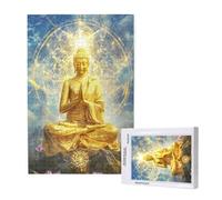 Puzzle 5000 Pezzi, Puzzle Budda per Adulti, Fiore Puzzles in Legno con Squisita Scatola di Imballaggio, Puzzles in Legno Impegnativi per Famiglie, per Decorazioni Casa, Regalo Donna/Uomo,ML-973