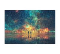 Puzzle 5000 Pezzi, Puzzle Notte Stellata, Puzzles in Legno con Compact Box Tema Aurora, Puzzles Classico per Adulti e Tutta la Famiglie, Divertimento, Idea Creativo Regalo Uomo Regalo Donna -2375