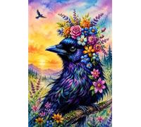 Puzzle 5000 Pezzi, Puzzle per Adulti Uccelli Fiori 156x105 cm, Impossibile Difficile Puzzles Impegnativo Come Regalo e Decorazione per Pareti