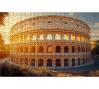 Puzzle 5000 Pezzi Roma Puzzle 5000 Pezzi Legno per Adulti Tramonto, Splendidamente Confezionato in Una Scatola di Cartone, Trasportabile in Una Borsa a Rete per Decorazioni Parete 160x105 cm RXPT-7516
