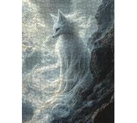 Puzzle 5000 Pezzi, Scogliera Volpe Bianca 3D Puzzle per Adulti Impegnativo, Educa Puzzles Artistico, Divertente E Stimolante Puzzles Decorativo per La Famiglia, Regalo e Decorazione Pareti DX0YL6-977